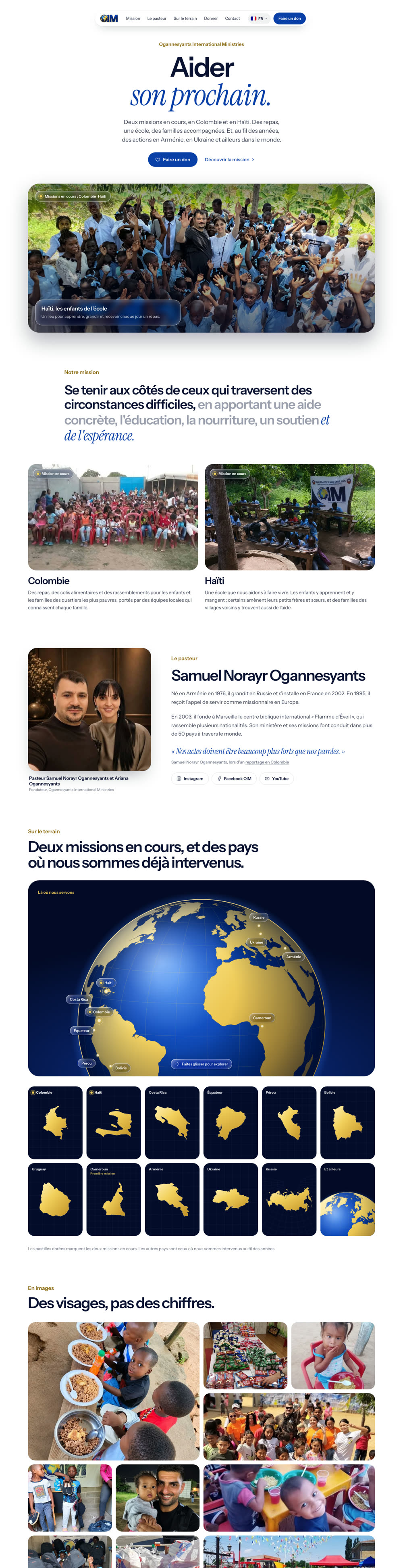 Aperçu de OIM Missions